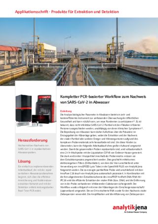 Kompletter PCR-basierter Workflow zum Nachweis von SARS-CoV-2 in Abwasser (DE)