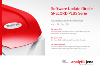 Software Update für die SPECORD PLUS Serie (DE)