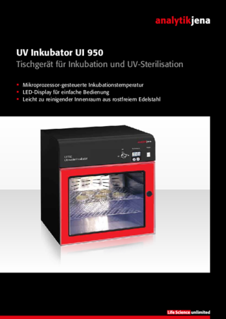 Broschüre UV Inkubator