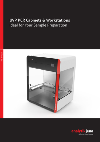 Broschüre UVP PCR Workstations (englisch) – Ideal für die PCR-Probenvorbereitung
