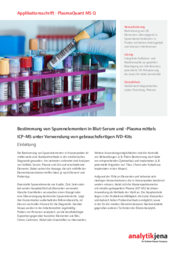 ​​Bestimmung von Spurenelementen in Blut-Serum und -Plasma mittels ICP-MS unter Verwendung von gebrauchsfertigen IVD-Kits​ (DE)