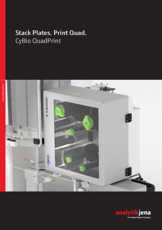 Broschüre CyBio QuadStack & QuadPrint (Englisch)