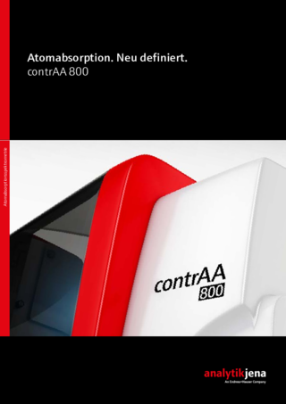 Broschüre contrAA 800 (German)