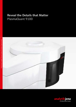 Broschüre ICP-OES PlasmaQuant 9100 (Englisch)
