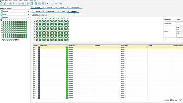 Screenshot qPCRsoft 5.0: qPCR template setup