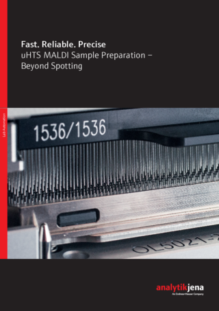 Broschüre uHTS MALDI Sample Preparation (Englisch)