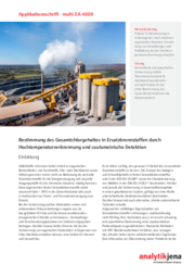 Bestimmung des Gesamtchlorgehaltes in Ersatzbrennstoffen durch Hochtemperaturverbrennung und Coulometrische Detektion (DE)