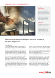 Measuring Toxic Elements in Workplace Filter Dusts According to EN 14385 Using ICP-MS  [EN]