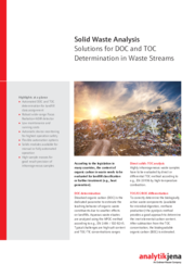 Flyer Solid Waste Analysis - Halogen Determination in Waste and Recycling (EN)