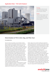 Determination of TOC in Ash, Slag, and Filter Dust