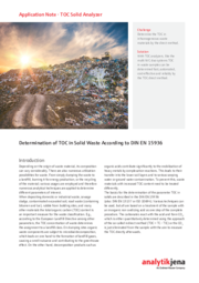 Determination of TOC in Solid Waste (EN)